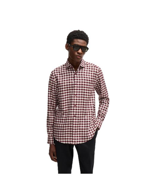 Boss Red C Hal Spread Long Sleeve Oxford Shirt for men