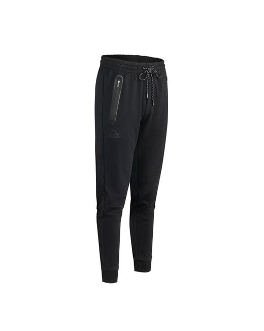 Kappa Black Tech Fl Track Pants Jogger for men