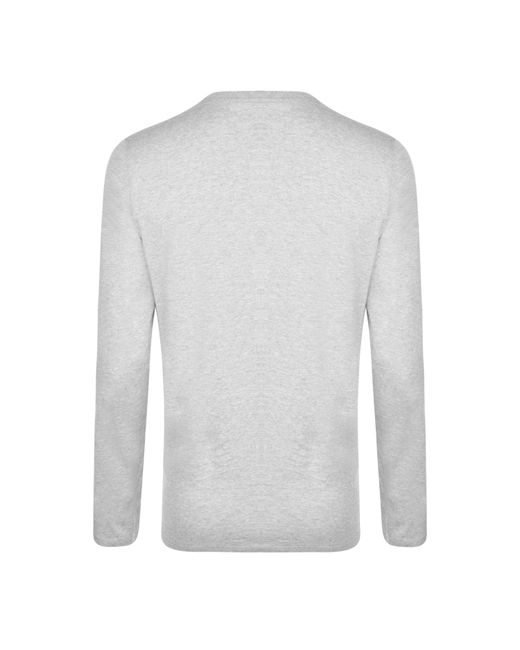 Polo Ralph Lauren Gray Long Sleeve Crew Neck T-Shirt for men
