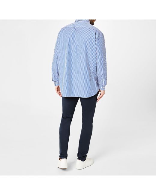 Replay Blue Zeumar Hyperchino Color Xlite Pants for men