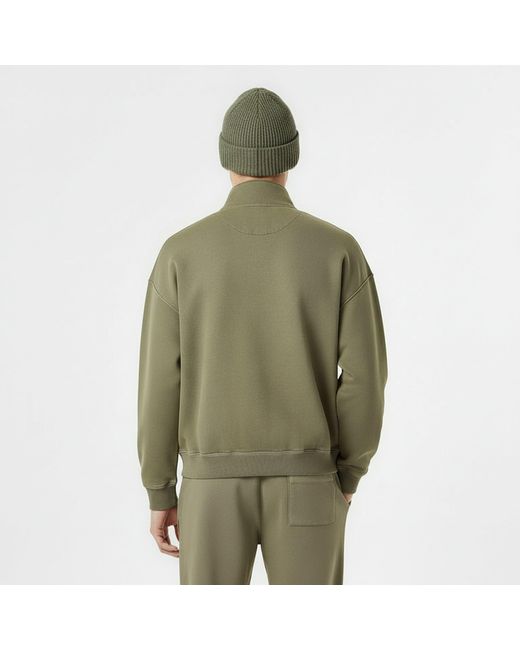 Jack Wills Green Quarter-Zip Fleece for men