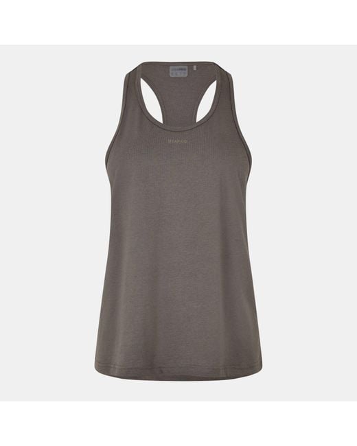 Usa Pro Brown Classic Racer Back Sports Tank