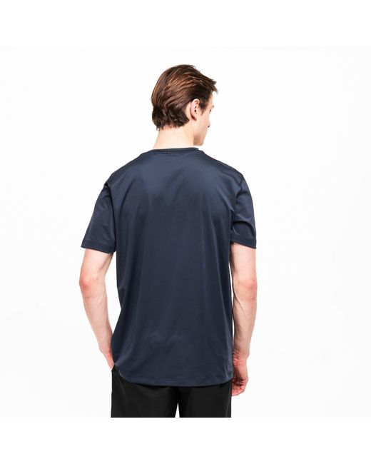 Boss Blue Short Sleeve Performance Gym Top for men
