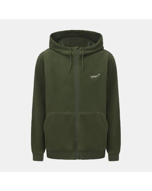 Gelert Green Sherpa Jacket Hoodie for men