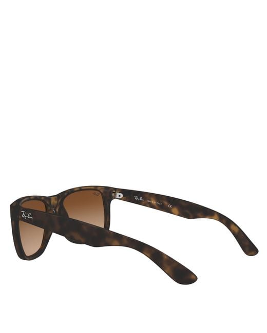 Ray-Ban Brown Justin Square Sunglasses