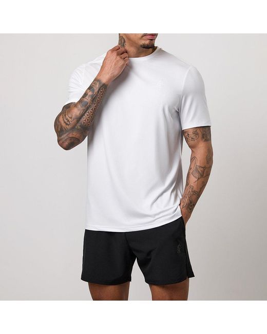 Gym King Blue Victory Performance Poly Tee for men