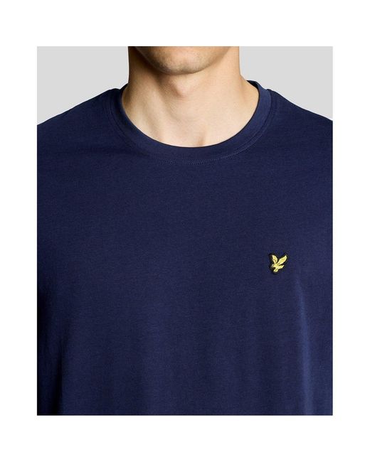 Lyle & Scott Blue Lyle & Scott Small Eagle T-Shirt for men