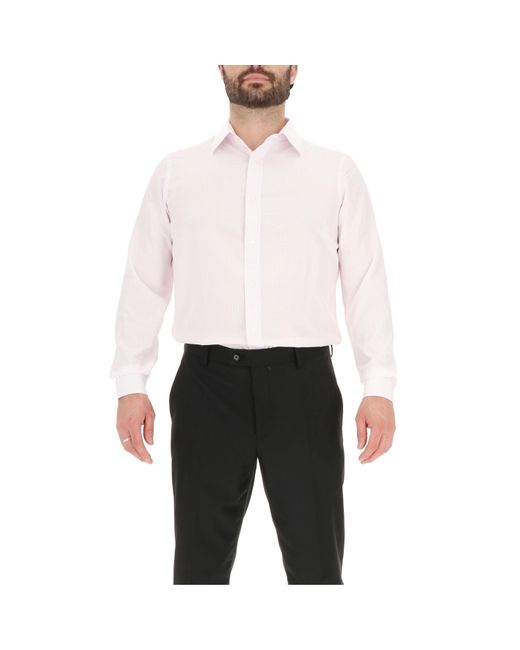 Scotch & Soda White Long-Sleeve Patterned Shirt for men