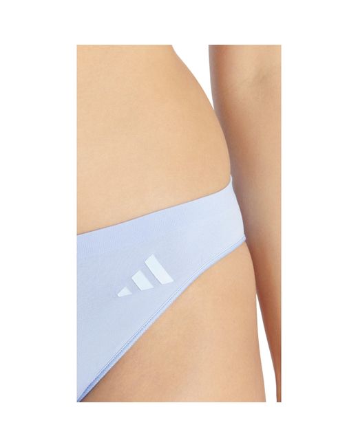 Adidas Blue Low Rise Bikini Brief