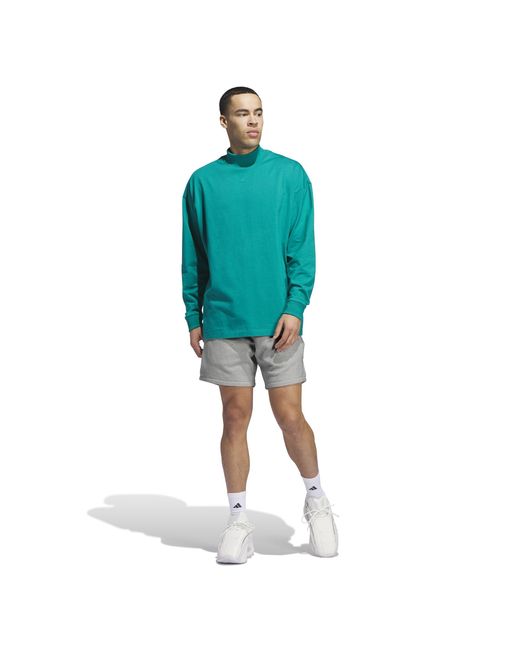 Adidas Gray Basketball Shorts for men