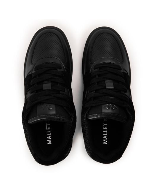 Mallet Black Fenchurch Chunky Trainers for men