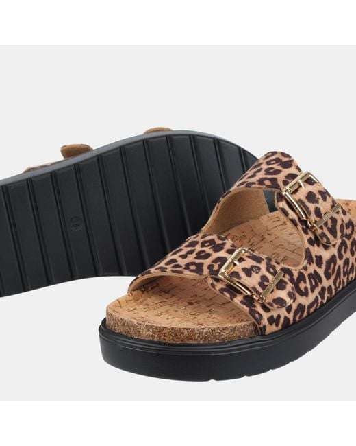 Biba Brown Two Strap Sandals
