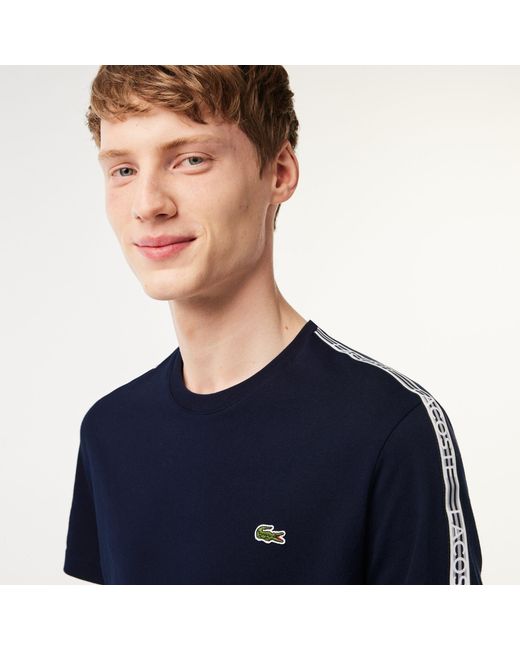 Lacoste Blue Tape T-Shirt for men