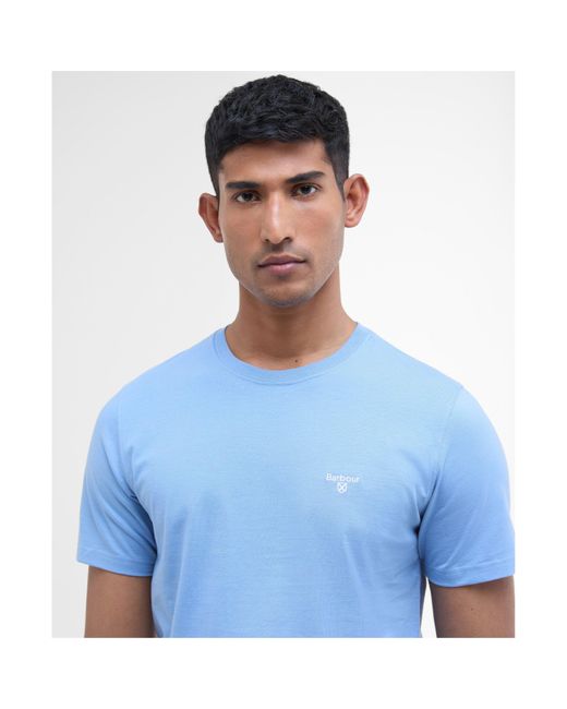 Barbour Blue Essentials Sports T-Shirt for men