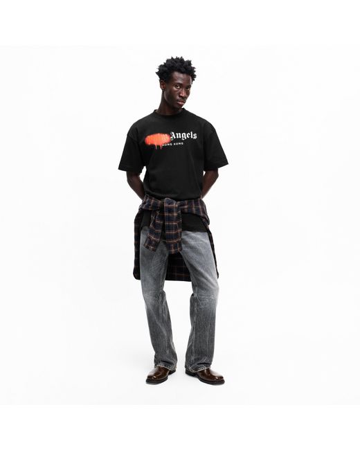 Palm Angels Black Las Vegas Tee for men