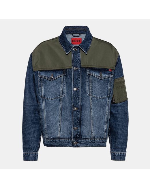 HUGO Blue Denim Jacket for men