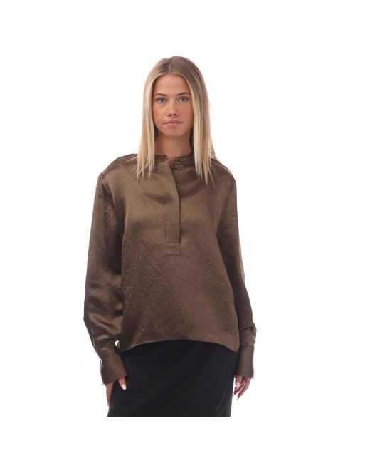 HUGO Brown Beshiny Blouse