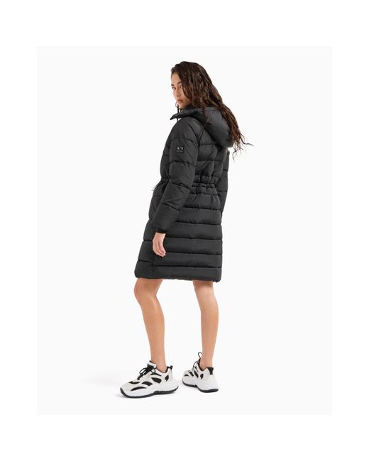 ARMANI EXCHANGE Black Insulated Short Puffer Jacket