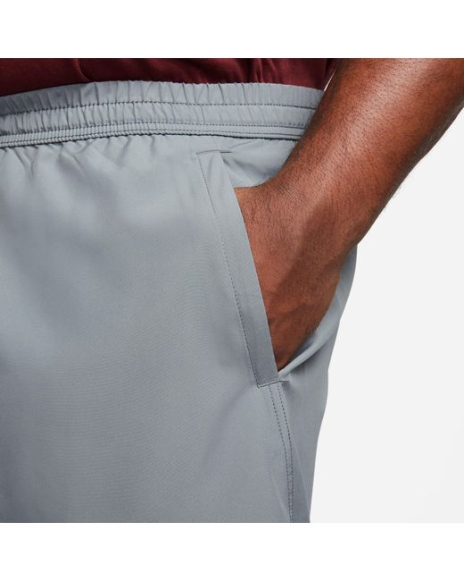 Nike Gray Dri-Fit Form 7 Unlined Versatile Shorts for men