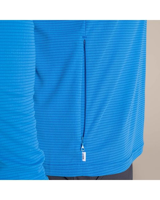 Craghoppers Blue Nosilife Solar Shield+ Quick-Drying Half Zip Top for men