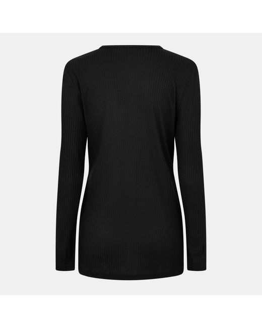 Mama.licious Black Mama Mat Long-Sleeve Blouse