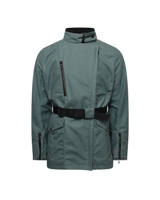 Belstaff Green Easterly Motorcycle Bomber Jacket