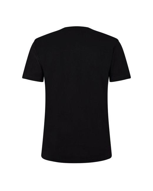 DSquared² Black Spray Logo T Shirt for men