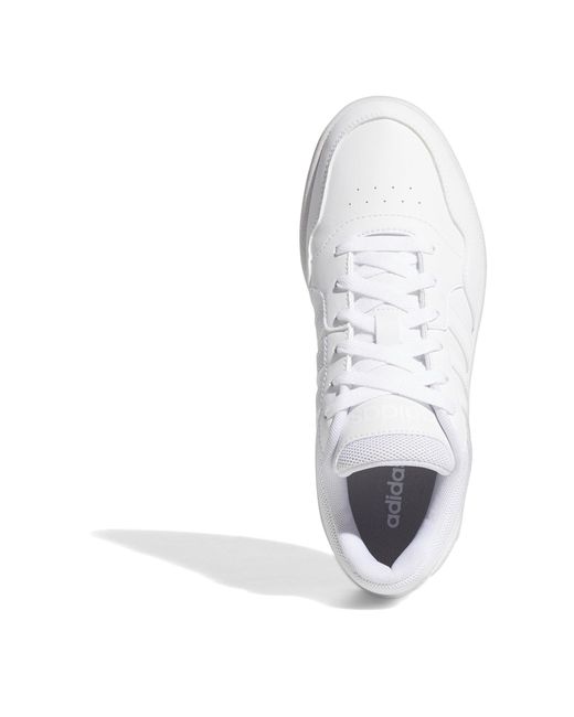 Adidas White Hoops 3.0 Ladies Trainers