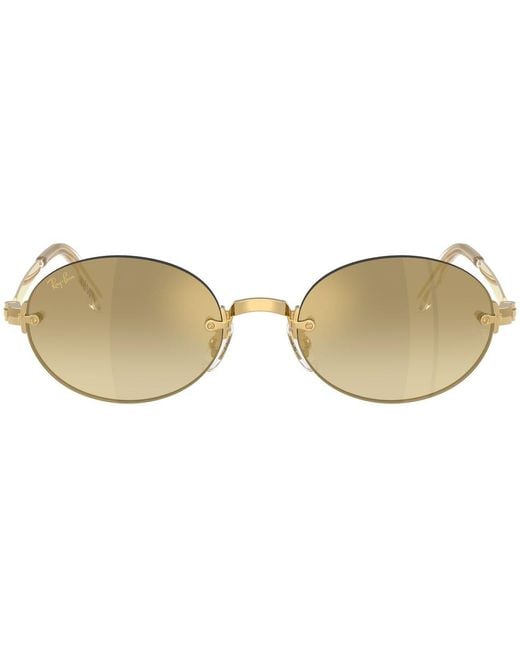 Ray-Ban Metallic 0Rb3929 Round Sunglasses