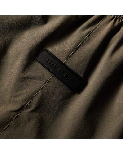 Fear Of God Green Adults Relaxed Fleece Shorts