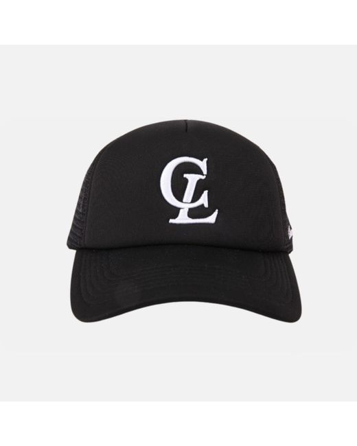 Common Lines Black Cl Monogram Cap for men