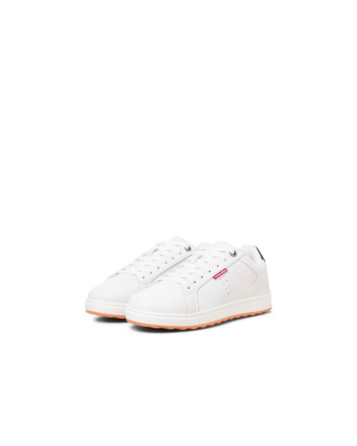 Jack & Jones White And Pu Sneaker for men
