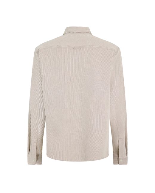 HUGO White Ekynone Long Sleeve Oxford Shirt for men