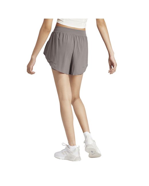 Adidas Gray Performance Gym Shorts