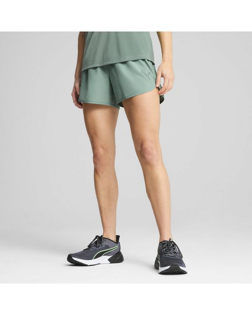 PUMA Green W Mass Merchants Woven Short Tracksuit