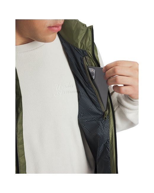Under Armour Green Legend Down Vest Gilet for men