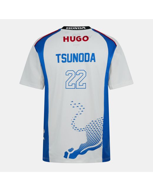 HUGO Blue Short Sleeve Polo Shirt for men