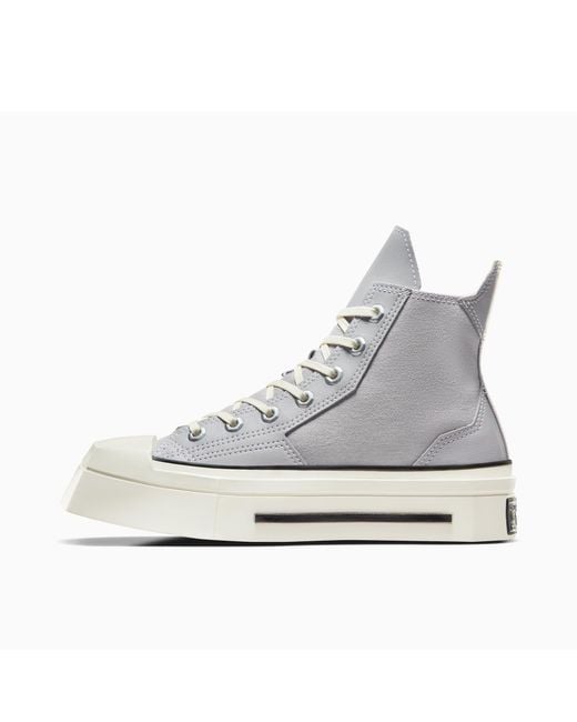 Converse White Adults Chuck 70 De Luxe Squared Canvas High-Top Trainers