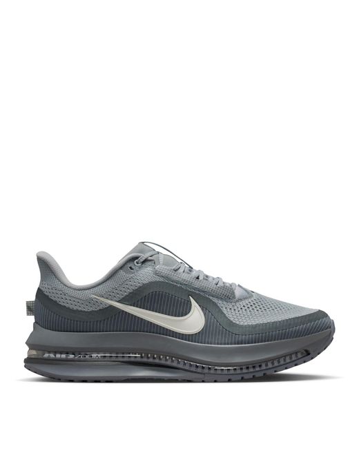 Nike Gray Pegasus Premium 41S Running Shoes for men
