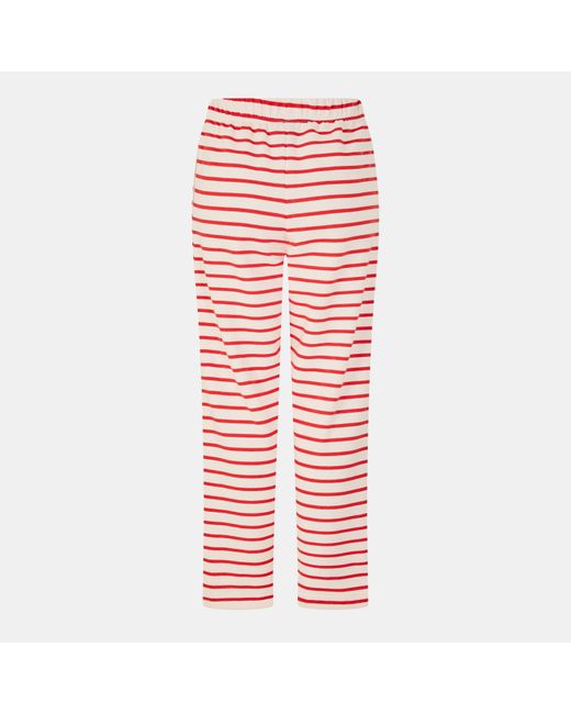 Pieces Red Heavyweight Closed Hem Fleece Joggers