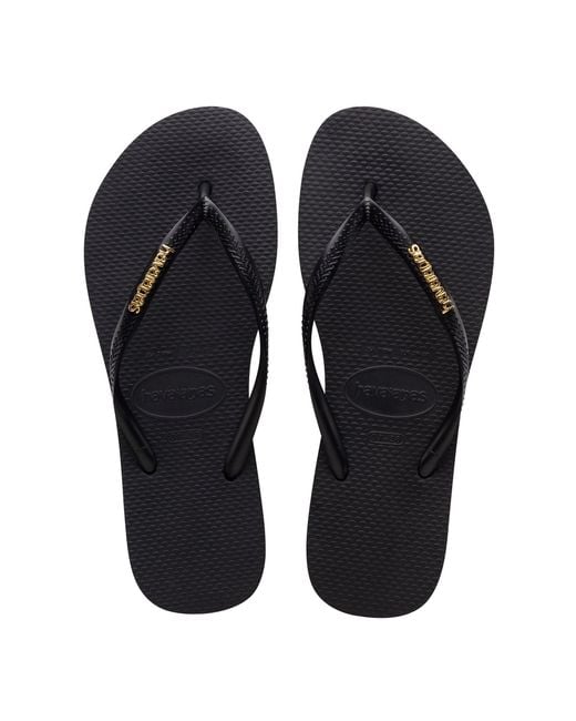 Havaianas Blue Slim Flip Flops