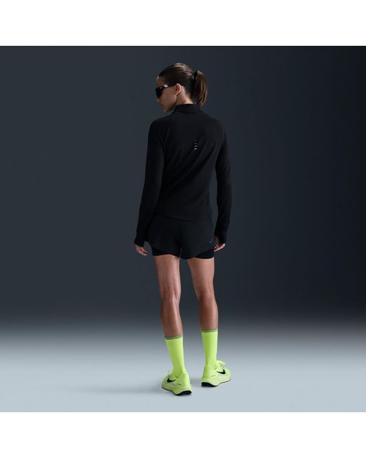 Nike Black Swift 1/4-Zip Running Top