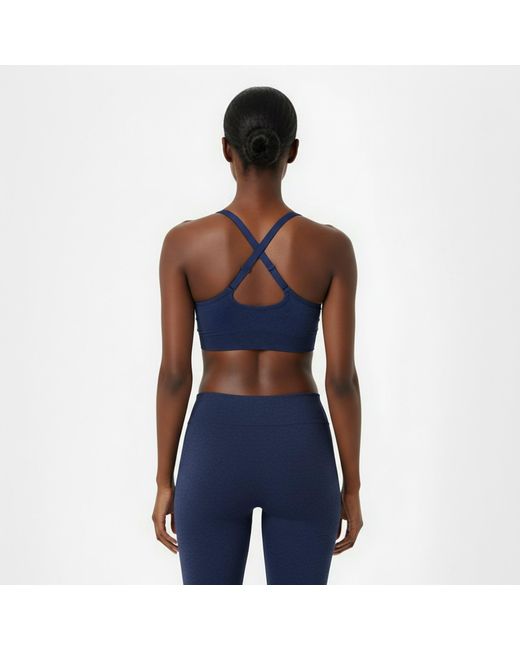 Usa Pro Blue Up Seamless Adjustable Sports Bra