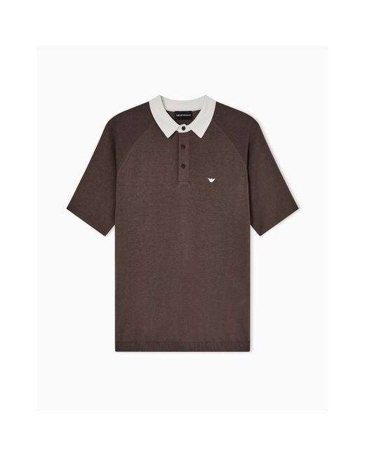 Emporio Armani Brown Pullover for men