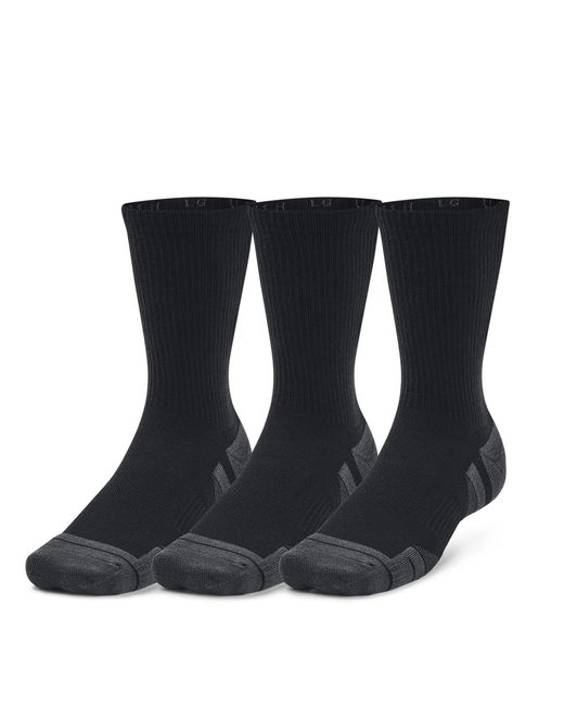 Under Armour Black Ua Performance Tech 3-Pack Crew Socks