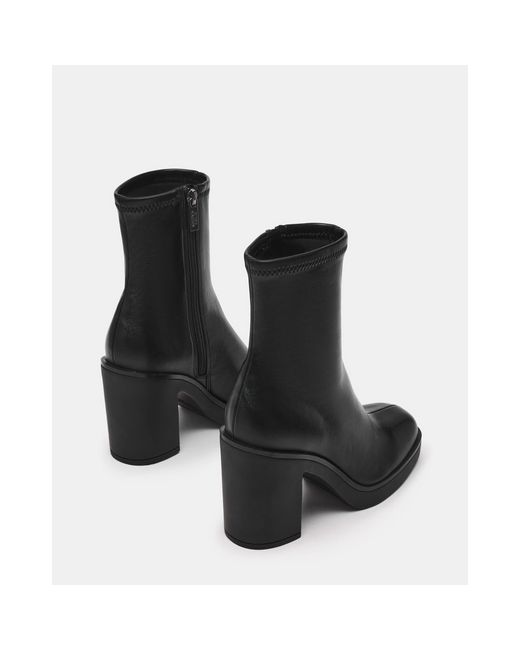 Steve Madden Blue Mesmerize Block Heel Boot Size 8
