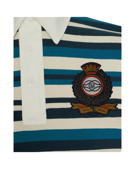 Gieves & Hawkes Blue Rugby Polo Shirt for men