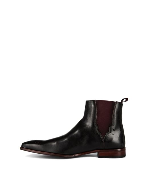 Jeffery West Black Scarface Navegante Chelsea Boots for men