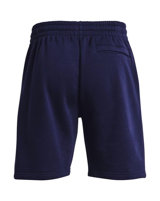 Under Armour Blue Ua Rival Fleece Shorts for men