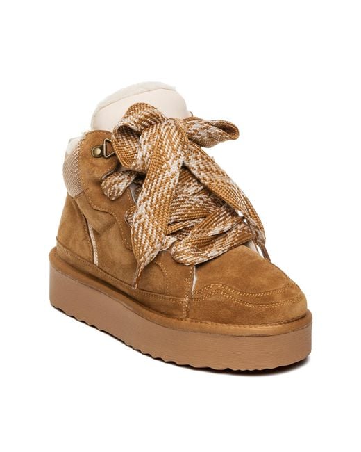 Steve Madden Brown Paci Chunky Trainers